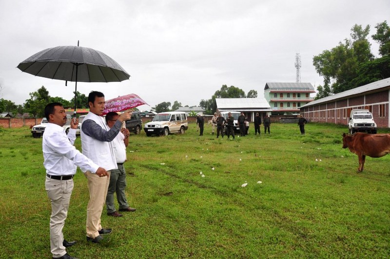 Minister Education at Inspection  of Heirok Hr Sr School on 23.7.2017 (3).JPG
